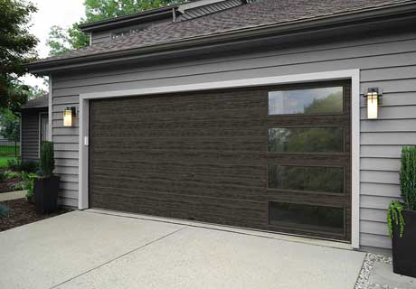 slate modern normal Residential Garage Door Installation