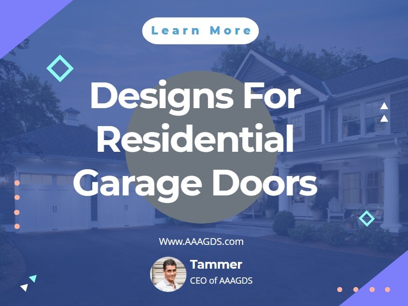 Designs For Residential Garage Doors