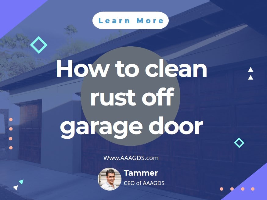 How to clean rust off garage door - How To Clean Rust Off Garage Door