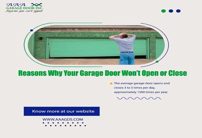 Why Your Garage Door Won’t Open or Close