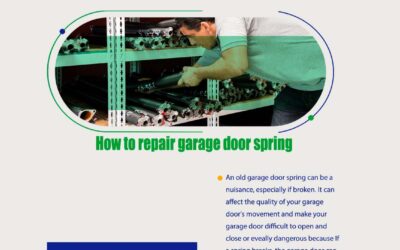 How to repair garage door spring