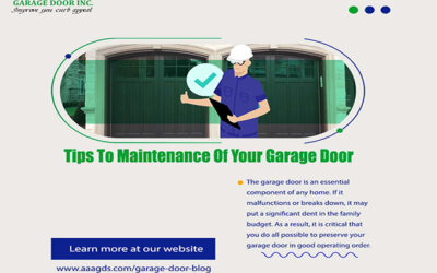 7 Important Garage Door Maintenance Tips