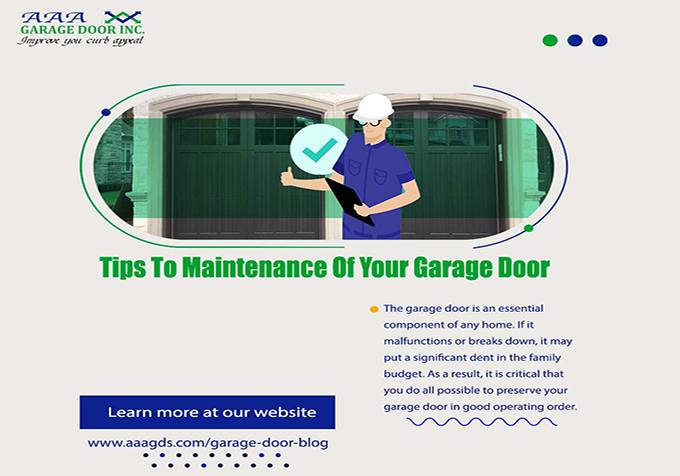 Tips To Maintenance Of Your Garage Door