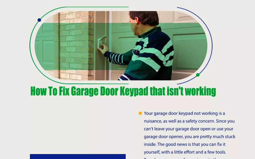 Fix Garage Door Keypad that isn’t working