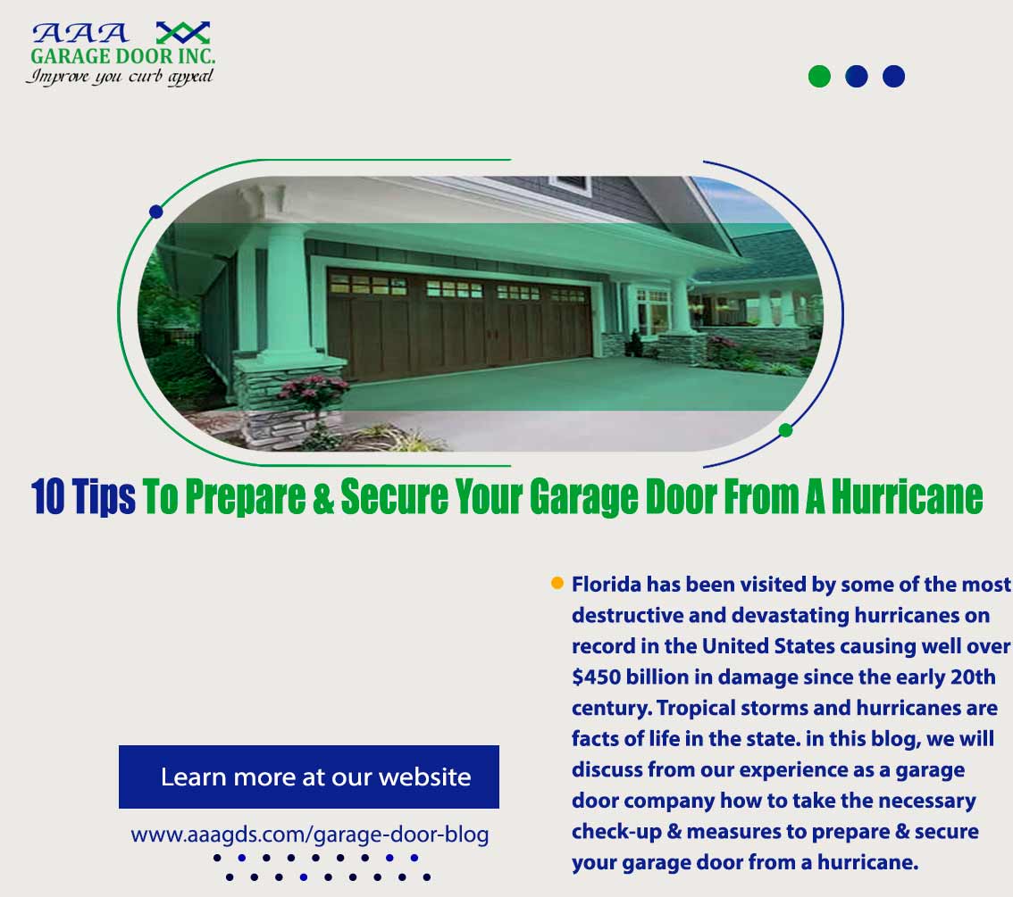 10 Tips To Prepare & Secure Your Garage Door From A Hurricane