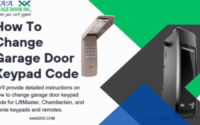 How to change garage door keypad code