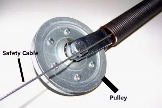 safety cable & pulley