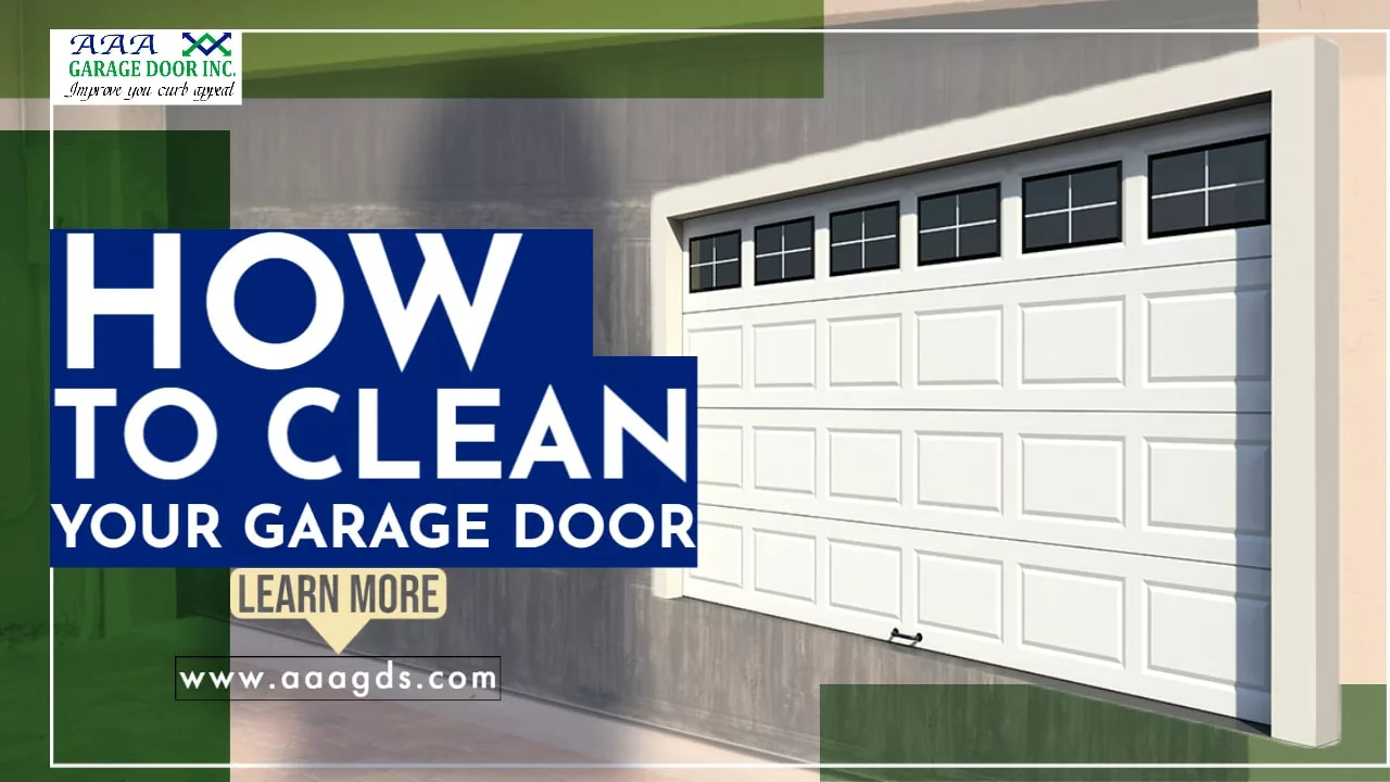 clean your garage door