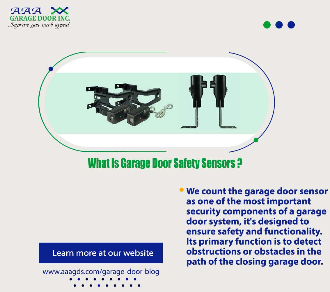 What is garage door safety sensors