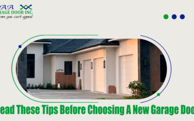 6 Tips For Choosing a New Garage Door