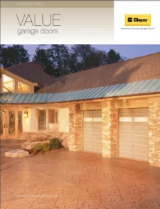 Classic Steel Value Garage Doors Brochure